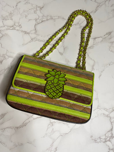 Pineapple Embellished Crossbag